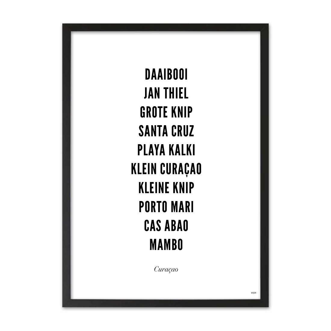 Poster van Curaçao | WIJCK. 